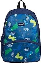 F Gear Brio Kids Backpack|Water-Resistant Polyester|2 Spacious Compartments with Front Pocket & Bottle Holder Adjustable Shoulder Straps|Durable YKK Zippers