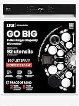 IFB 14 Place Settings with DeepClean® Technology Freestanding Dishwasher (Neptune FX14, White, 70° Hot Water Wash with Hygienic Steam Drying, Perfect for Indian Utensils)