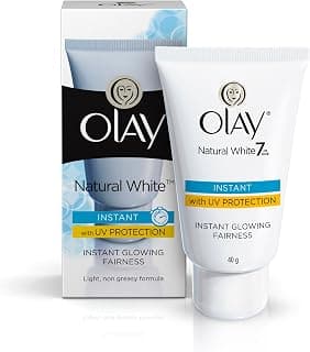Olay Natural White 7 In 1 Instant Glowing Fairness Cream, 40Gm - All Skin Type
