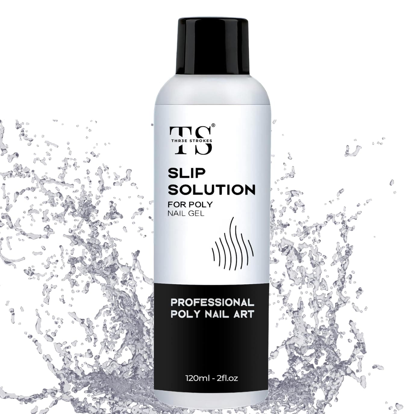 THR3E STROKES Poly Gel Slip Solution 100ML-Professional PolyGel Slip Solution For ExtenderGel, Builder Gel, UV/LED Nail Tips, Liquid Solution