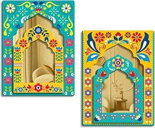 Sehaz Artworks Jharokha wall hangings for living room | Home Decoration Items for Living Room | Wall Decoration Items for Bedroom | Mirror Jharokha Wall Decor | Decorative Items for Home wall