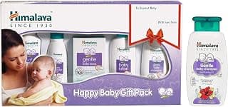 Himalaya Baby Gift Pack Series,Pack of 1 Set,White & Himalaya Gentle Baby Shampoo (200ml)