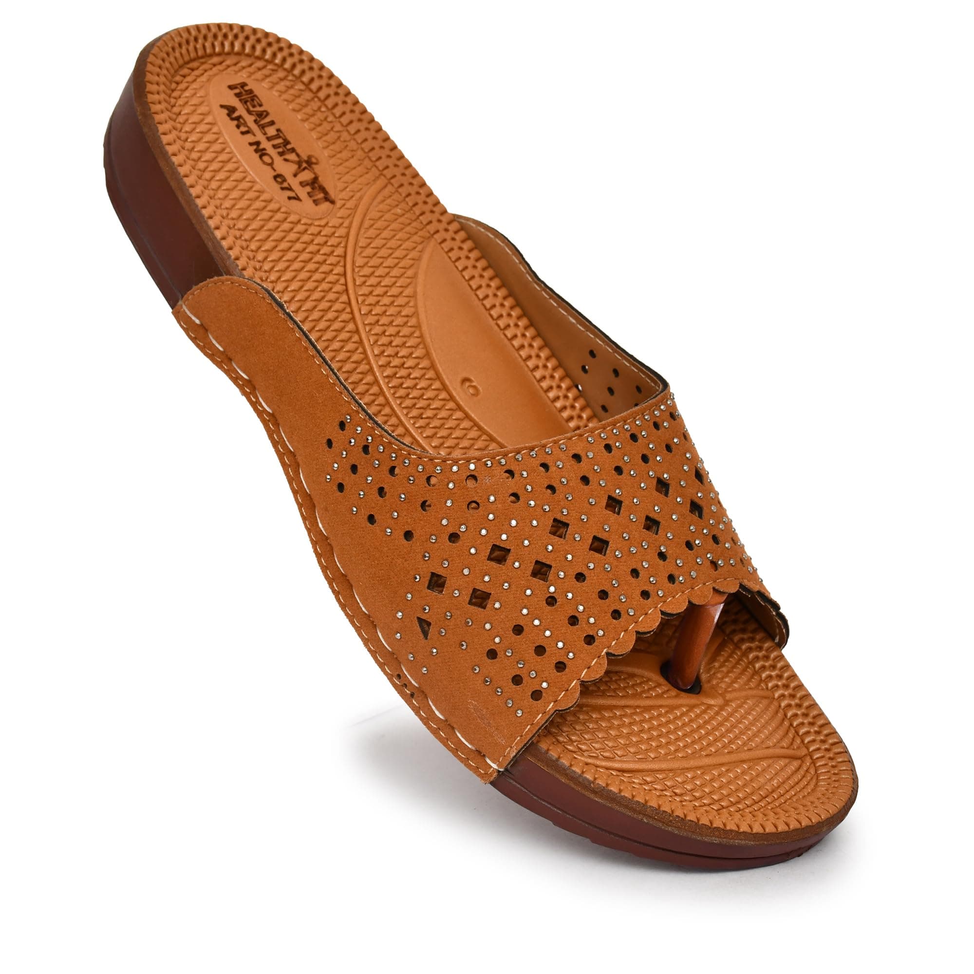HEALTH FIT Extra Super Soft Ortho Care Diabetic & Orthopedic Slippers/Doctor Chappal & Ultra-Lightweight Stylish Footwear for Women's 677