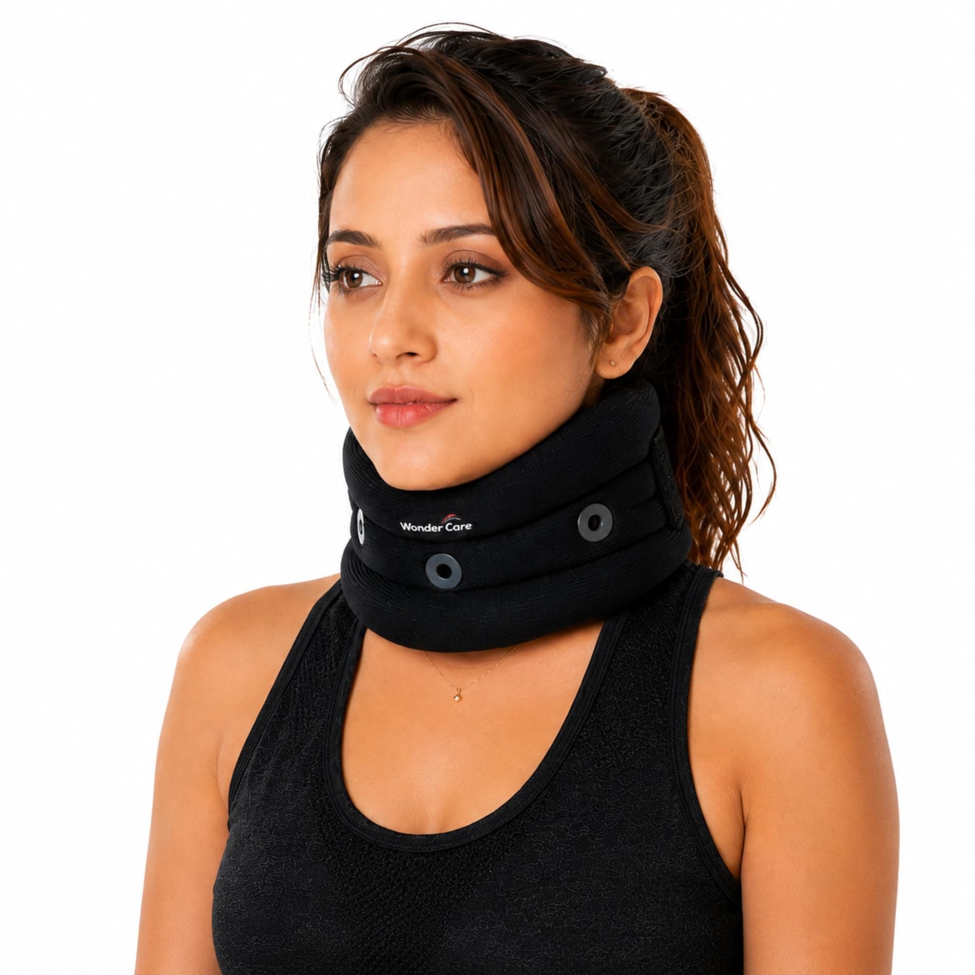 WC- Soft Cervical Collar Adjustable Collar Neck Support Brace, Neck Support Soft Neck Collar Neck Brace for Neck Pain and Support for Women & Men