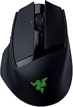 Razer Basilisk Mobile Portable Ergonomic Wireless Gaming Mouse: 10 Programmable Controls HyperScroll - Optical Switches Gen-3 - Long Battery Life - AI Prompt - 2.4 GHz, Bluetooth, USB C
