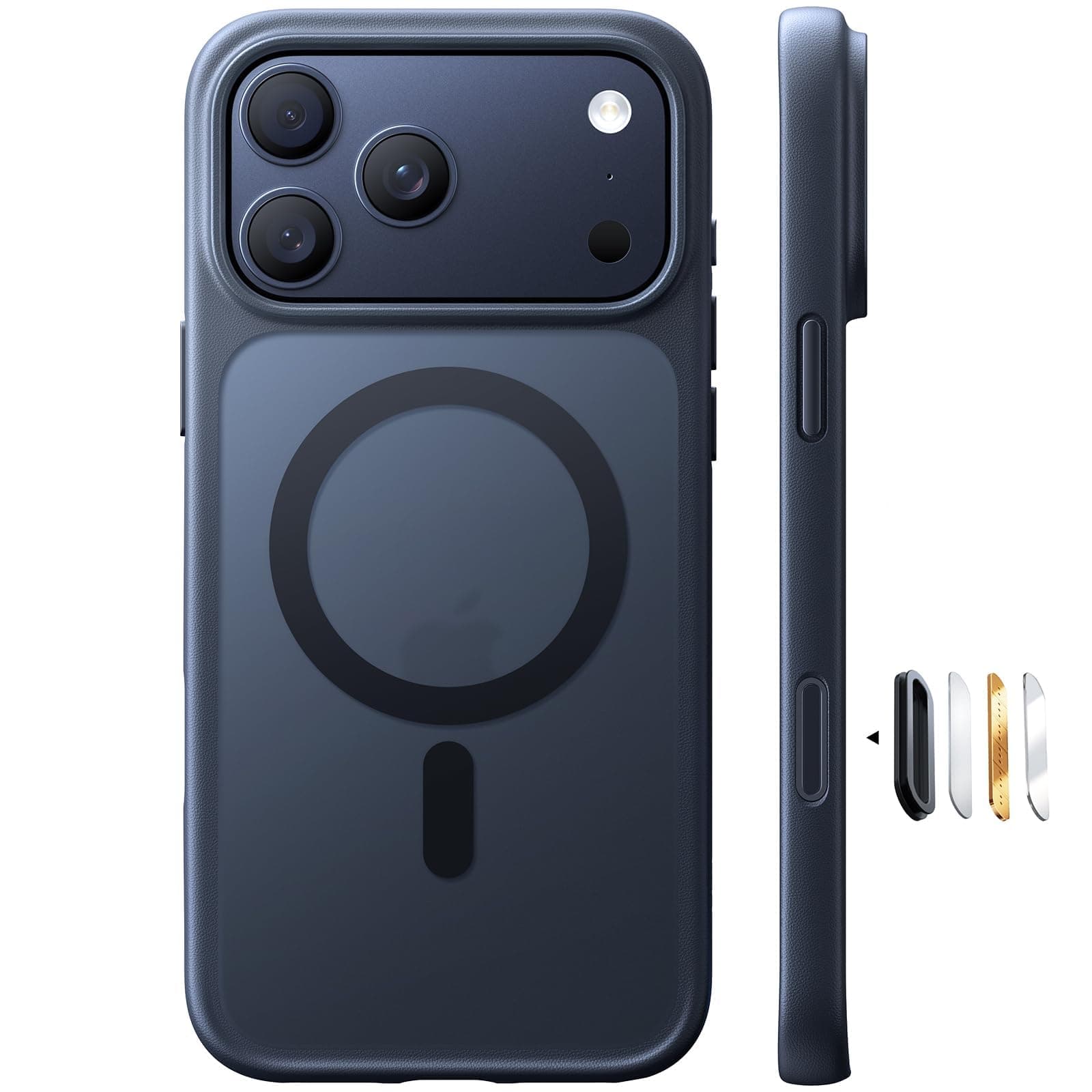 TORRAS Shockproof Case for iPhone 17 Pro Max | Mil-Grade Protection | Fit for MagSafe | Translucent Cover Anti-Fingerprint&Scratch | Camera Control | Premium Imported | Guardian.M 6.9'' Black