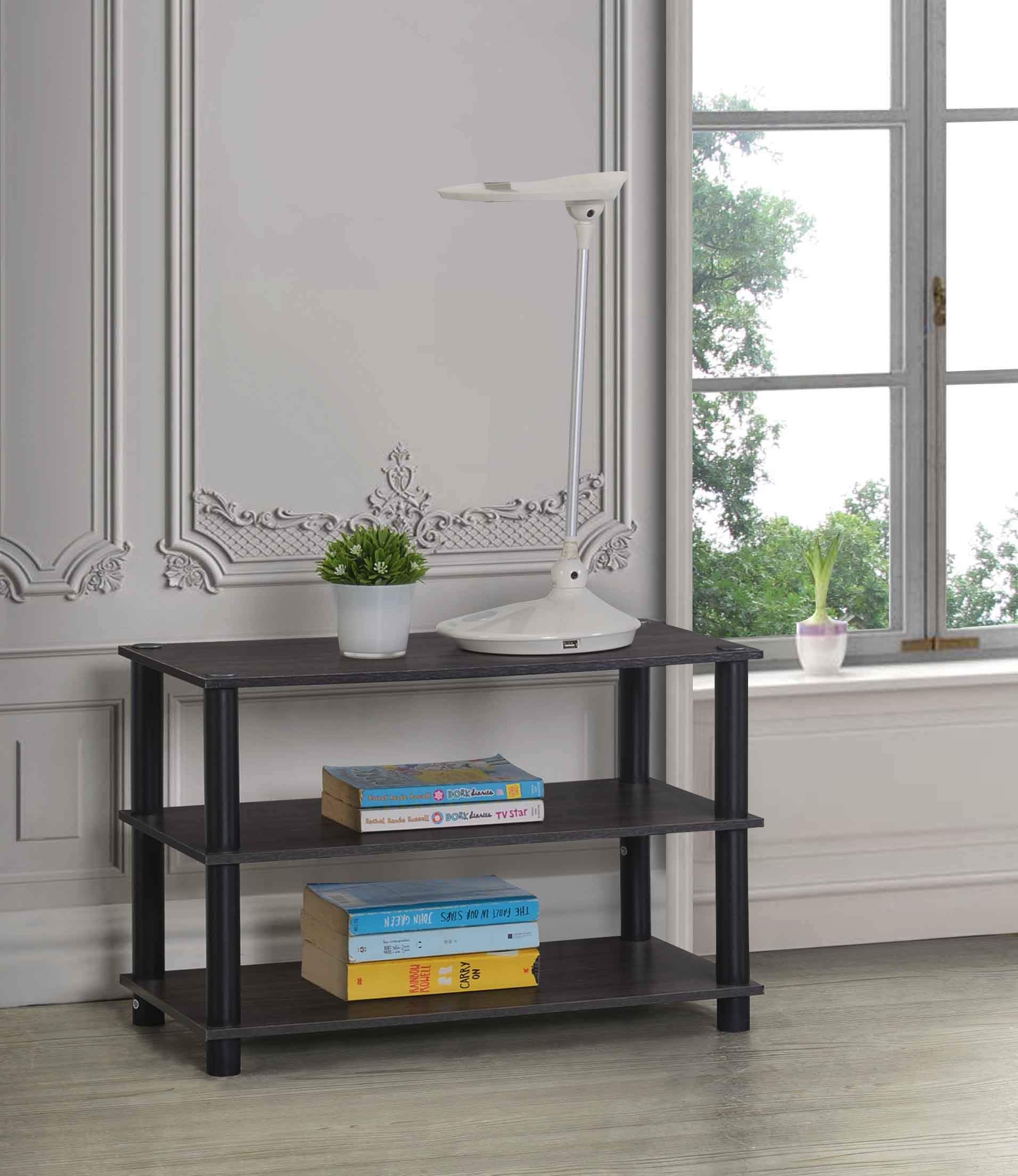 DeckUp BS6030B Tube-N-Turn Engineered Wood Book Shelf (Dark Wenge, Engineered Wood)