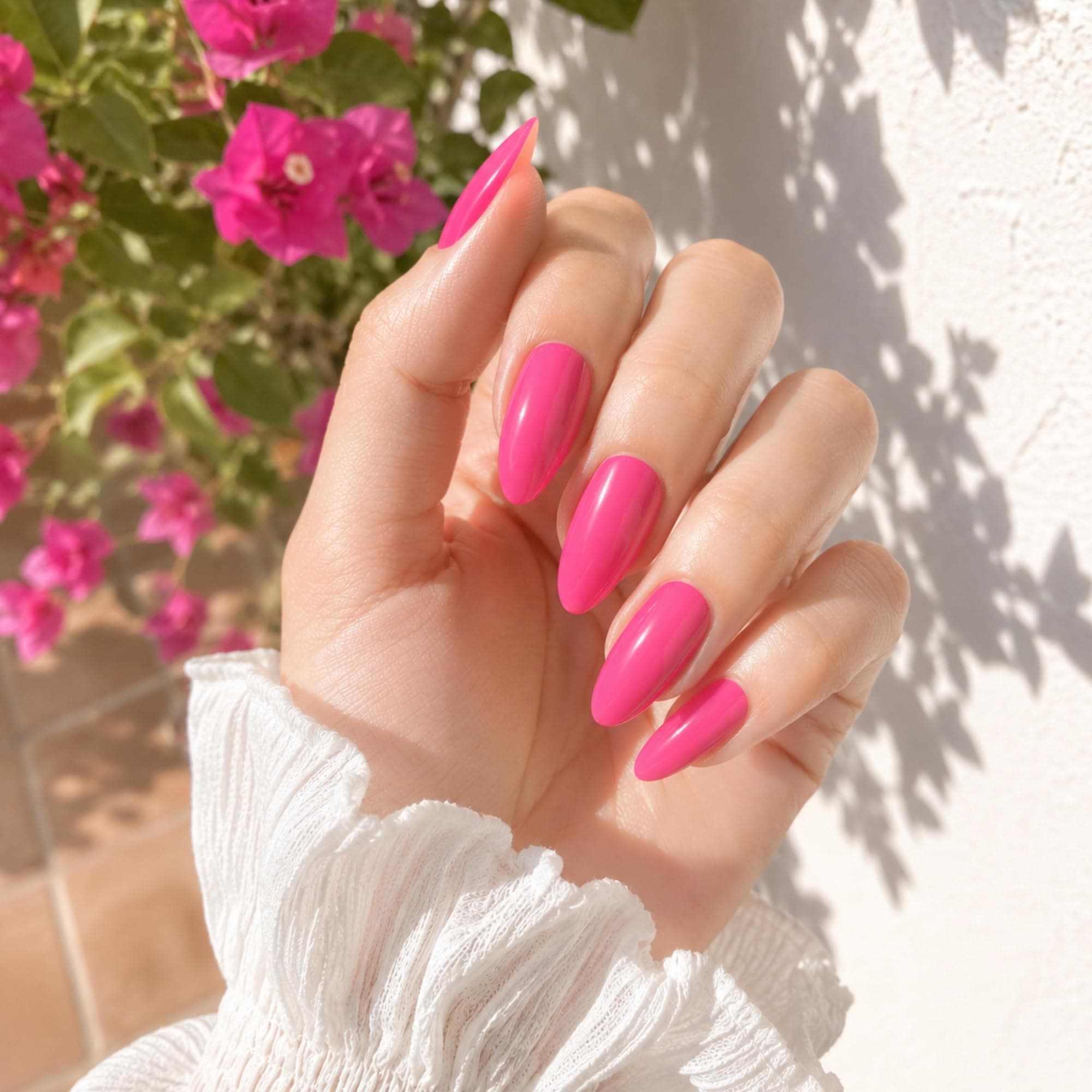 Indie Nails Nail Polish, 12-Free Formula, Quick Dry, Long-Lasting, Chip Resistant, High Glossy Shine, Vegan, Made in India, Nail Paint For Women 5ml (Strawberry Shots - Pink, 5ml)