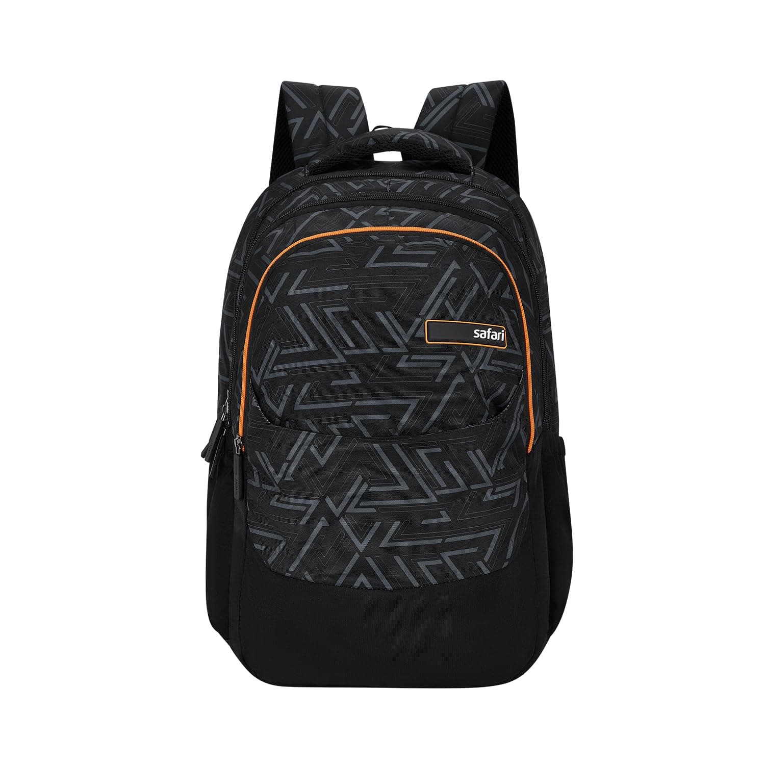 Safari 37L Printed Laptop Backpack, 3 Compartments, Organizer, Bottle Holder, Front Pocket, School and College Bag for Boys and Girls, Office and Travel Bag for Men and Women