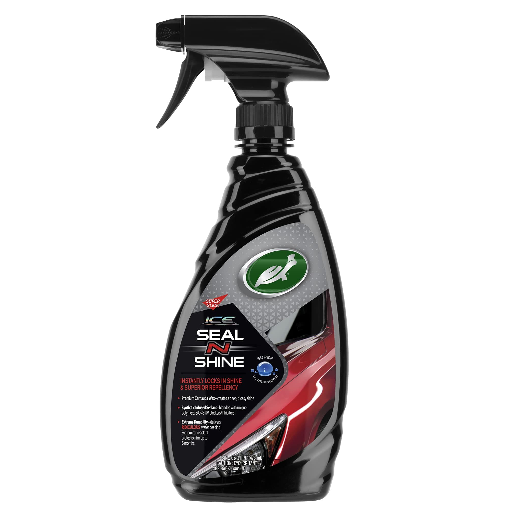 Turtle Wax Seal 'n' Shine Spray Car Wax Sealant, High Shine, Pack of 1, Can Use on Wet or Dry Cars with Carnauba Wax for Mirror Shine, Streak-Free, Long Lasting Protection