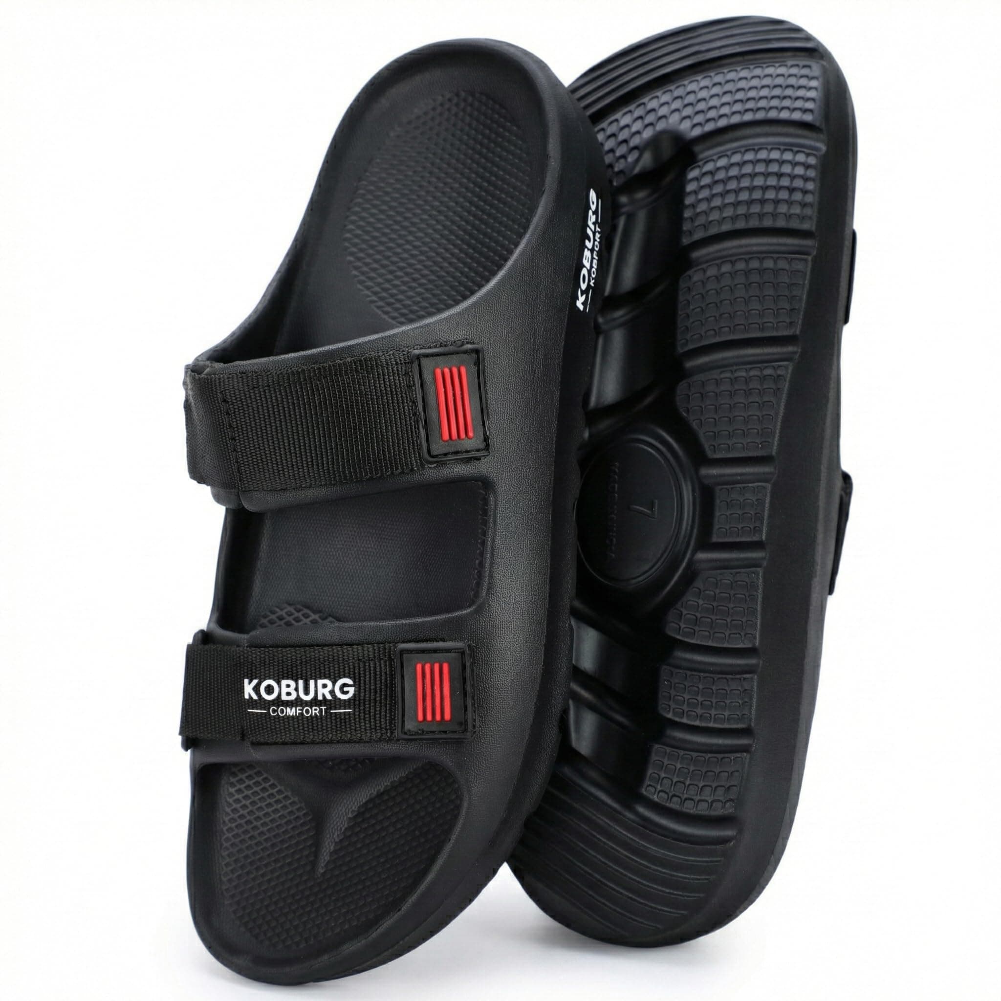 KOBURG Nexa Sandals for Men| Stylish Trending | Comfortable | Super soft | Lightweight | EVA Sole | Casual Sandals | Slippers | Flip Flops for Men KF-464