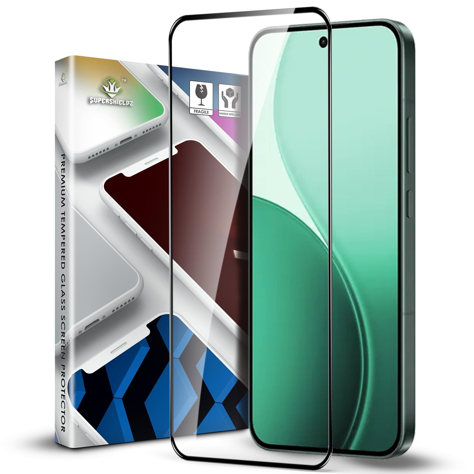 Supershieldz NeoGuard HD+ Tempered Glass Screen Protector Guard for Oppo Reno 14 / Reno 13 / Reno 14F, 9H Hardness | Case-Friendly | Easy Installation Kit