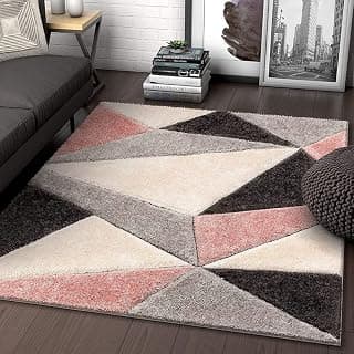 Luxurious Super Soft Plush Comfort Shaggy Handmade Anti-Skid 2-inch Thick Carpet for Living Room, Bedroom, Hall and Kids Room Area Rug Size 12 X 15 Feet