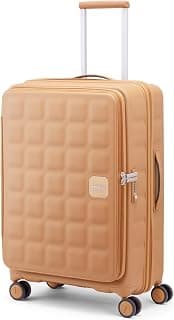 American Tourister Bitbloc | Check-in Trolley Bag (68.5 cm) | 69 Ltrs | 360° 8 Wheel Spinner | Hard Case | Recessed TSA Lock | 3 Years Global Warranty | Summer Sand