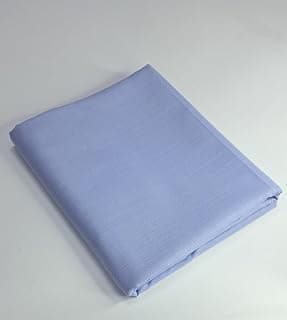 MAMRAJ MAMRAJ Men's Premium Unstitched Cotton Blend || 2.5m || Fabric for Shirt ( Formal, Casual Wear.) (Airforce Blue), Solid