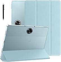 Robustrion Cover for OnePlus Pad Lite 11 inch Cover Case, Trifold Flip Cover Case for OnePlus Pad Lite Tablet Cover 11" with Translucent Back - Light Blue