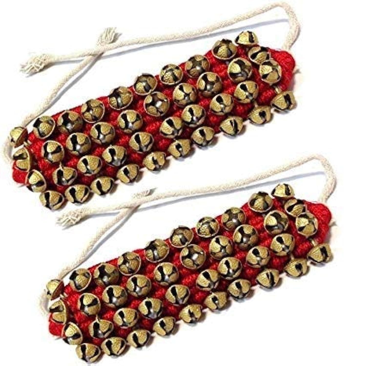 UAPAN MetalCraft Ghungroo Red Pad 4 Line, Red Pad Ghungroo 4 Line