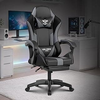 Warrior Gaming & Office Ergonomic Chair | Vegan Leather | High Back 135° Recliner | Adjustable Height & Linkage Armrest | Lumbar Support | 360° Swivel | 3 Year Warranty
