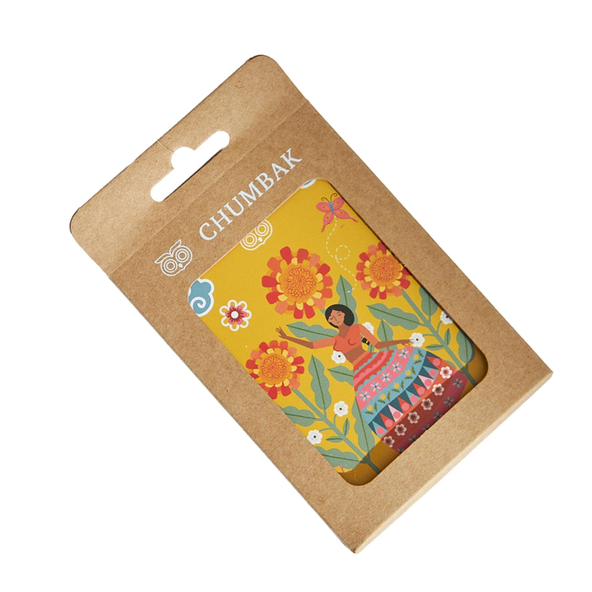 Chumbak Marigold Note Cards, Set of 4