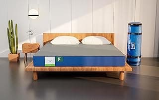 Flo Ortho™ Mattress | Aloe Vera Infused Orthopedic Mattress with Pain Release™ Technology | Medium Firm Feel | 6 inch Mattress in King Size (72x70x6) | 10 Year Warranty- Grey Colour