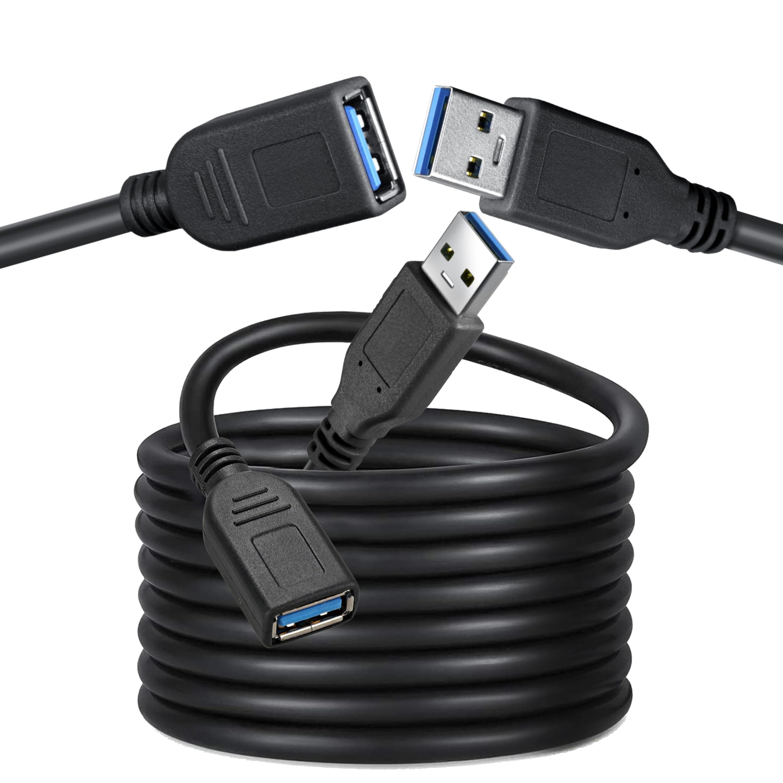 Storite 3 Meter USB 3.0 Male to Female Extension Cable High Speed 5Gbps Data Transfer for Keyboard,Mouse,Flash Drive, Hard Drive, Printer and More to Enhanced Connectivity Extender Black