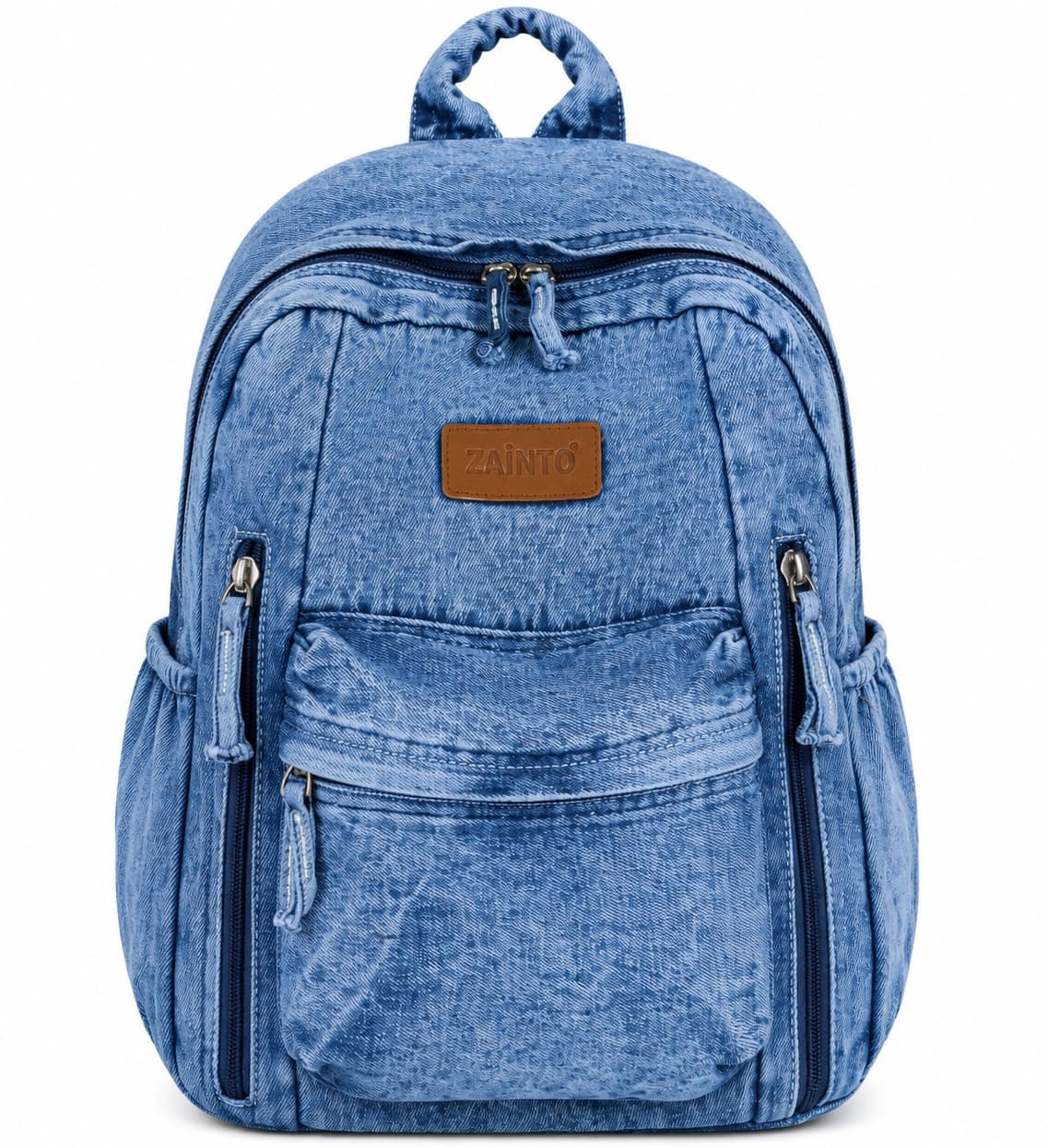 ZAINTO Denim Backpacks for men and women Stylish Outdoor Travel bag