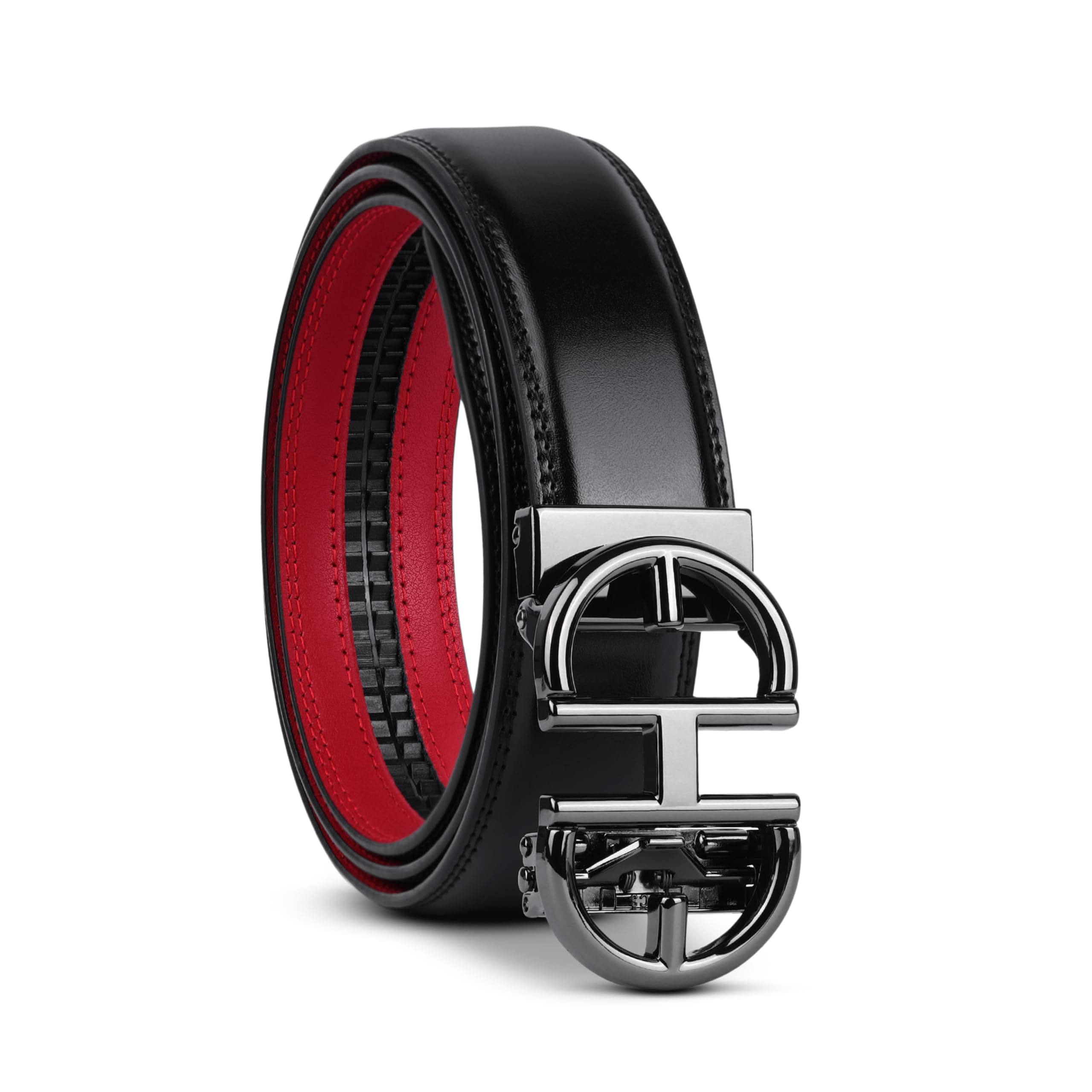 HAMVORA Genuine Leather Belt for Men Formal & Casual Wear - Belts for Men Leather Original, Durable Buckle - Belt for Man - Gift for Husband, Father, Friend