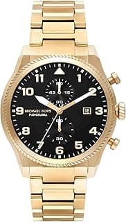 Michael Kors Panorama Gold Quartz Stainless Steel Watch MK9195