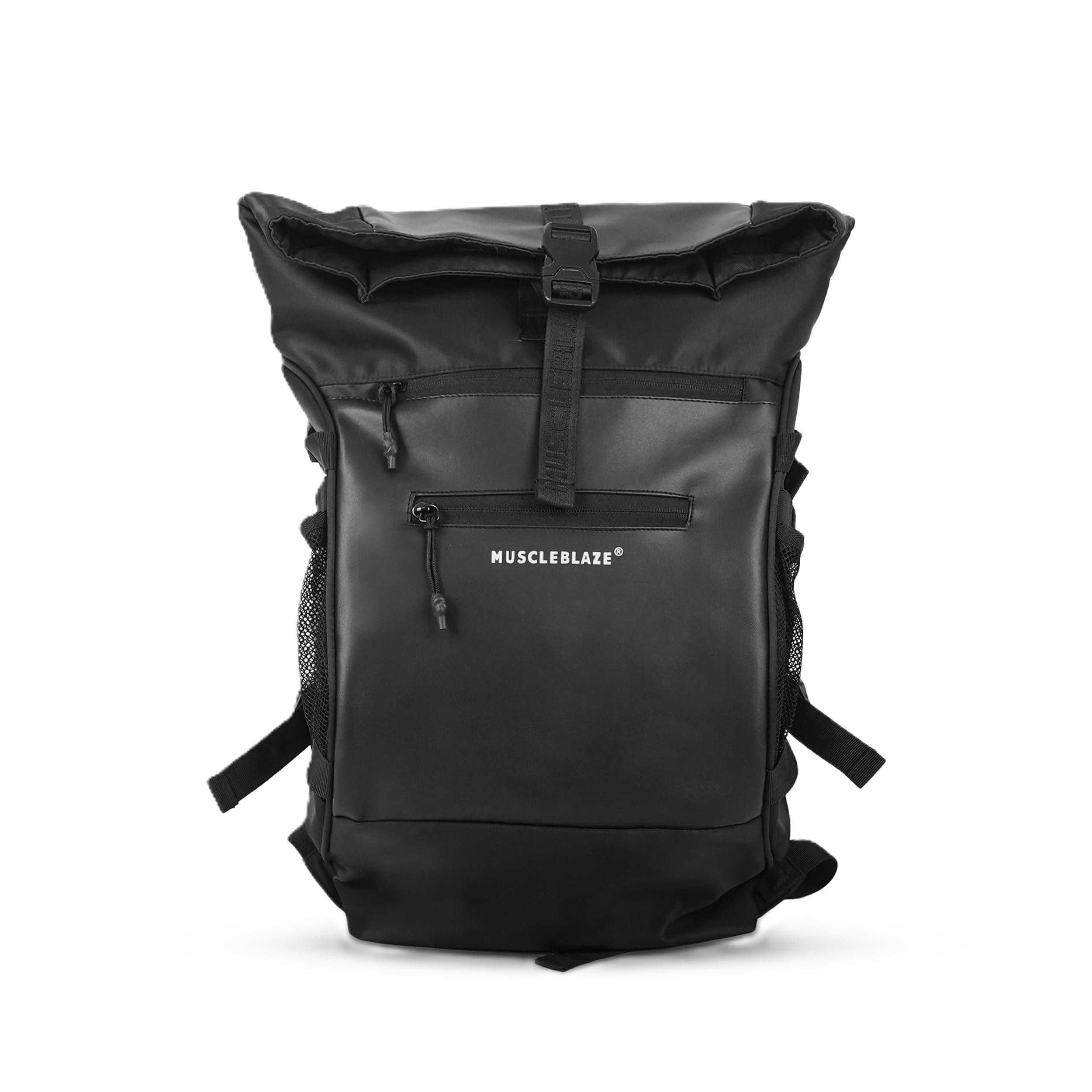 MuscleBlaze Pro Gym Backpack, Black, 30L | For Men and Women | Sports Bag