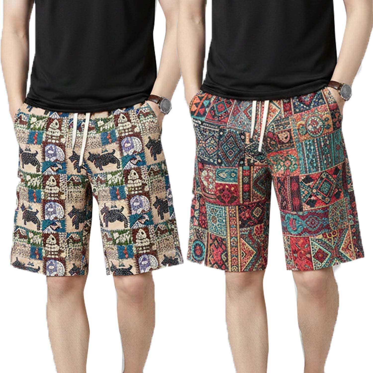 Lymio Printed Short for Men|| Men Short || Stylish Look Design Shorts (Shorts-50-52)
