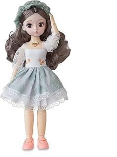 12 Inch Princess Fashion Doll for Girls | Baby Doll with Soft Hair & Movable Hands Legs Head | Party Dress Doll Toy for Kids | Random Clothes | Pack of 1
