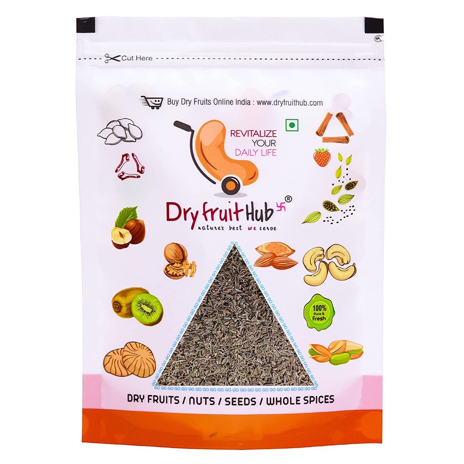 Dry Fruit Hub Shahi Jeera 100gms, Whole Shahi Jeera (Black Cumin),Afghan Jeera, Shah Jeera - Caraway Seeds - Carum Carvi - Shah JIRA - Shah Zira,Shahi Jeera For Biryani