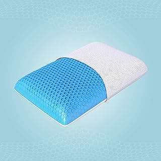 The Sleep Company SmartGRID Hybrid Pillow | Neck & Shoulder Support Sleeping Pillow | Ideal for Side Sleepers | 26 x 16 Inches | 5" Height | White | Pack of 1