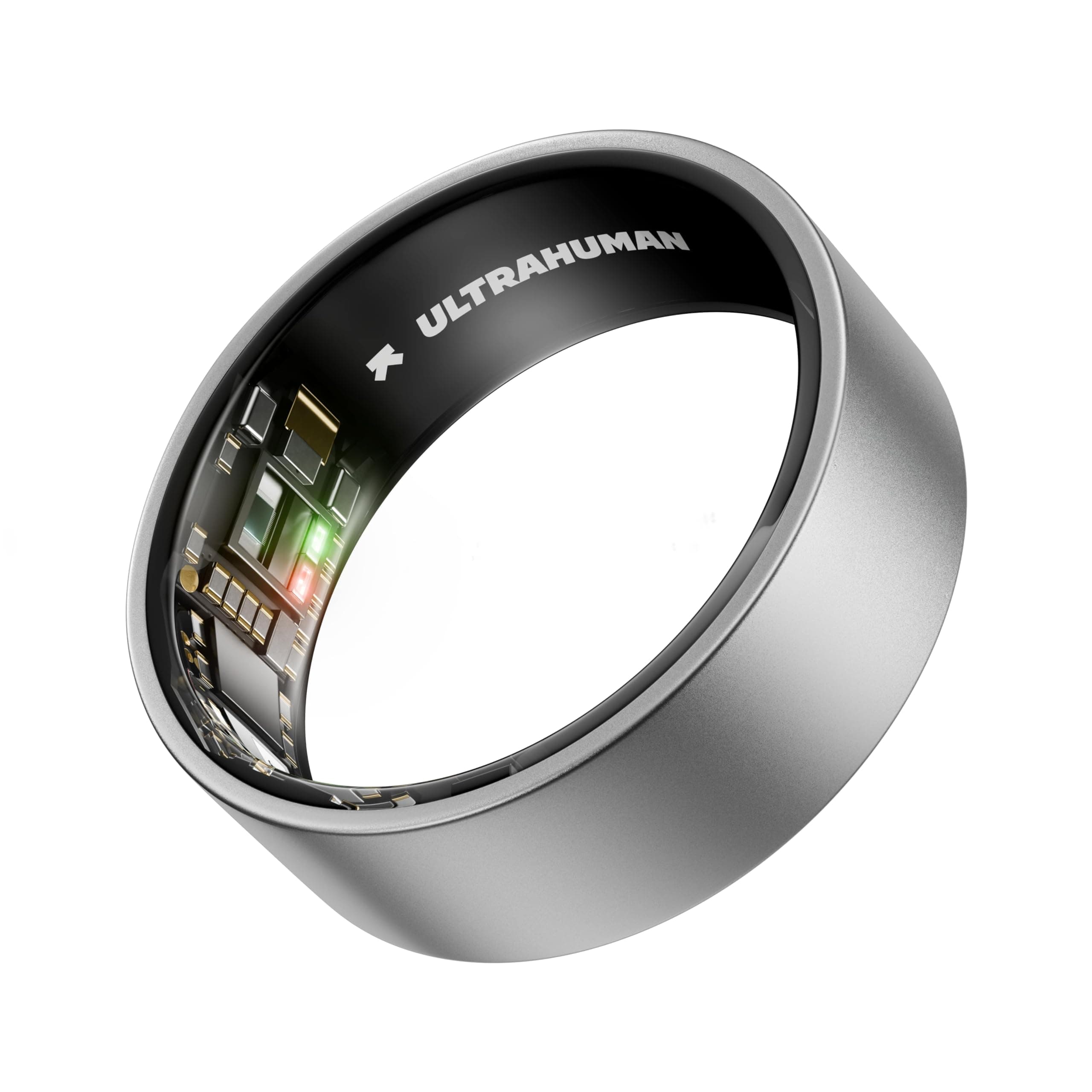 ULTRAHUMAN Ring AIR - Raw Titanium - Size 12 - Smart Ring | No Monthly Subscription | Size First with Sizing Kit | Sleep Tracking Wearable - Heart Rate - Fitness Tracker