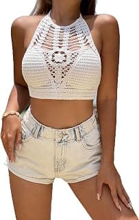 Aahwan Cotton Regular Fit Solid V-Neck Tie Backless Beach Top