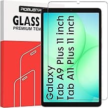 Robustrion Tempered Glass for Samsung Tab A11 Plus 11 inch/Galaxy Tab A9 Plus 11" Screen Protector Guard for Samsung Galaxy Tab A9+ / A11+ Tablet [Anti-Scratch] & [Smudge Proof] - Pack of 1