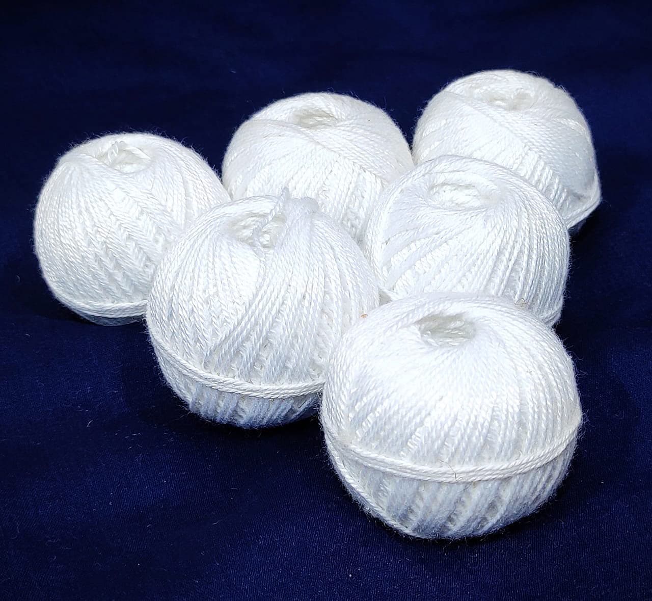 Vemlons Cotton Cord/Rope for Craft Work, Plant 3ply 3mm dori Crochet Thread for Craft Making/Crochet Thread for Knitting Yarn (6 Spool)