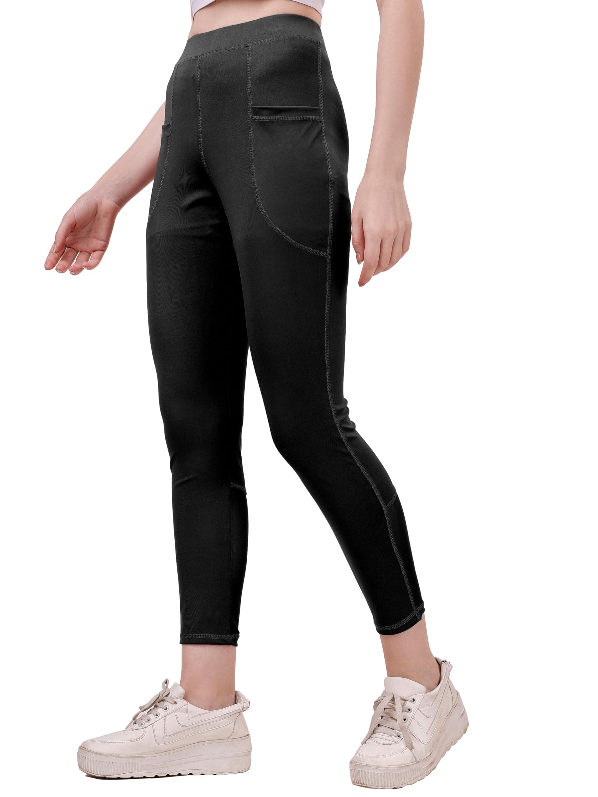 Mehrang Gym Wear for Women Stretchable Yoga Pants, Fitness Gym Leggings, Gym Pants, Track Pants, Sports Tights, Active Wear Lower for Women