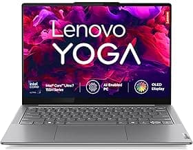 Lenovo Yoga Slim 7, Intel Core Ultra 7 155H, 16GB RAM, 512GB SSD, WUXGA-OLED, AI PC 14"/35.5cm, Windows 11, Office Home 2024, Grey, 1.39Kg, 2Wx4 Speakers, 1Yr ADP Free, 83CV009XIN, AI Powered Laptop