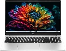 HP 15 (2026), AMD Ryzen 7 Octa Core 7735U - (16 GB DDR5/512 GB SSD/AMD Radeon 680M Graphics/Windows 11 Home) Thin & Light Business Laptop/15.6" FHD Display/Backlit + Fingerprint/Silver/1.5kg/MS Office