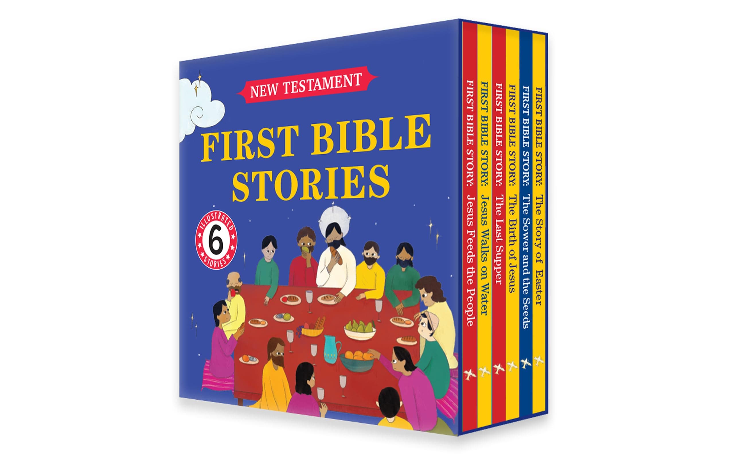 First Bible Stories (Old Testament): 6-in-1 Book: Beautifully Illustrated & Inspiring Tales from the Bible for Kids | Early Learning Gift Book for Children | Ages 5+ [Select Learning]
