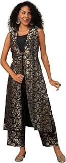 Globus Women Ethnic Co-ord Set (GS568468_Pink_XS)