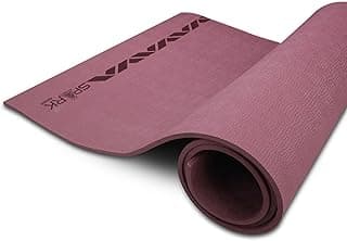 Nivia Spark EVA Yoga Mat for Men & Women, 4 mm with Carry strap, Anti Skid, Exercise Mat for Home Workout, Foldable yoga mat, For Gym Exercise/Fitness (Wine)