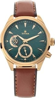 Titan Titan Maritime Analog Green Dial Men's Watch NM1829QL01/NN1829QL01/NP1829QL01