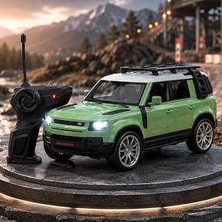 MiniExplorer SUV Defender Remote Control RC Car with Real Smoke | High Speed Racing Toy with LED Lights | Rechargeable Battery | Fully Functional RC Vehicle for Kids Boys & Girls
