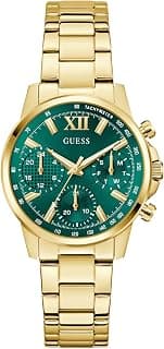 GUESS Green Round Dial Analog Women's Watch - GW0933L6