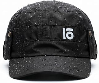 lowercase Waterproof Military Style Baseball Cap for Men & Women | Tactical Rain Hat | Lightweight, Quick-Dry & Adjustable Outdoor Sports Cap for Hiking, Running & Casual Wear