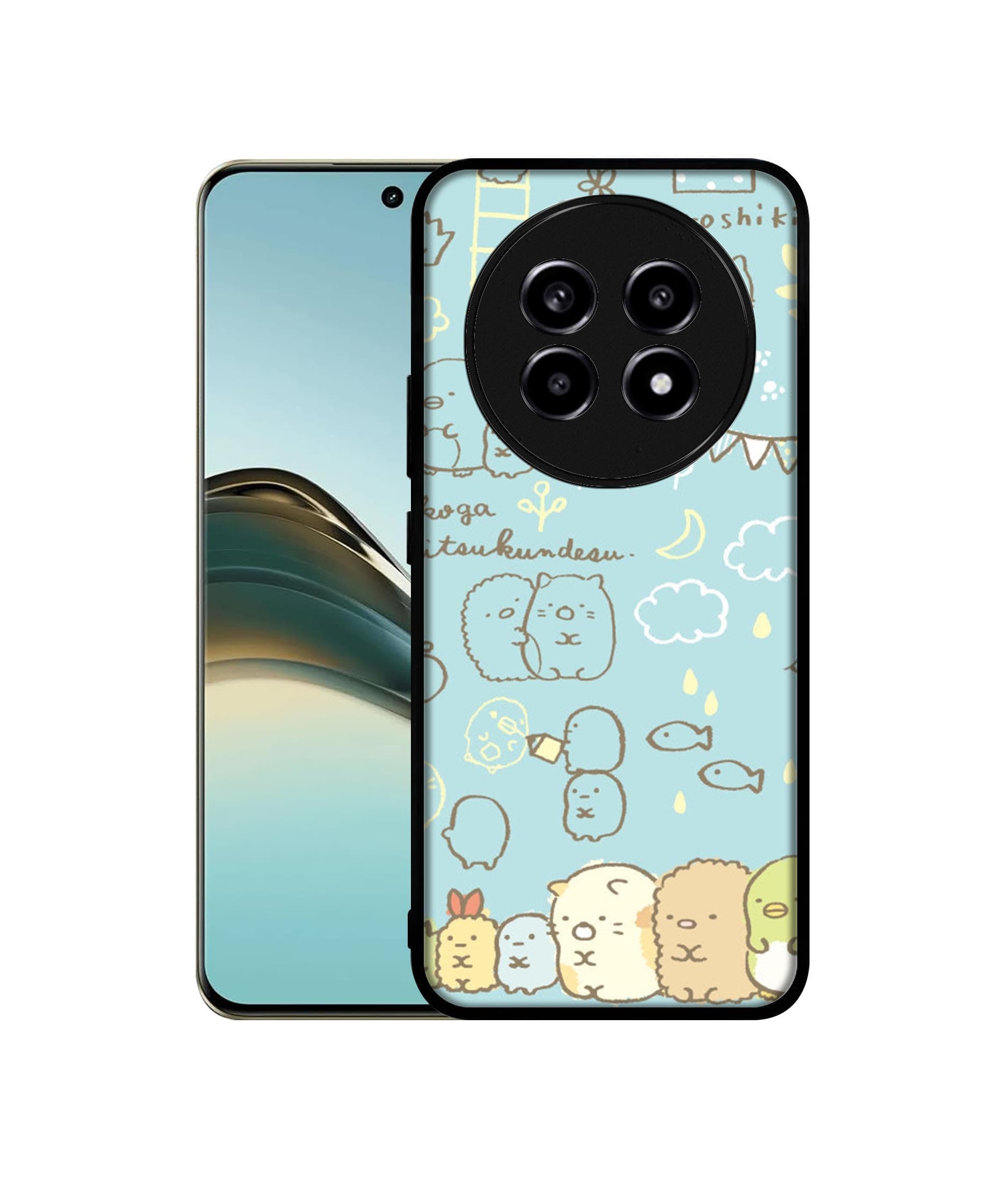 Amazon Brand-Solimo Random Premium 2D Printed Metal Back Case Cover for Realme 13 Pro 5G / 13 Pro Plus 5G