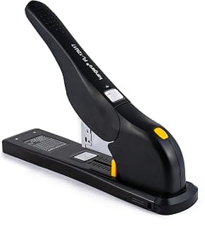 KKangaro Heavy Duty 12M17 Front Loading Stapler (140 Sheets Capacity) | Premium Plastic Body with Heavy Steel Mechanism for Office, B2B Bookbinding & Heavy-Duty Document Archiving
