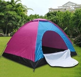 KRISHYAM 2-Person Camping Tent – Includes Carrying Bag – Lightweight Portable Dome Tent for Backpacking, Hiking, or Beach for Indoor & Outdoors